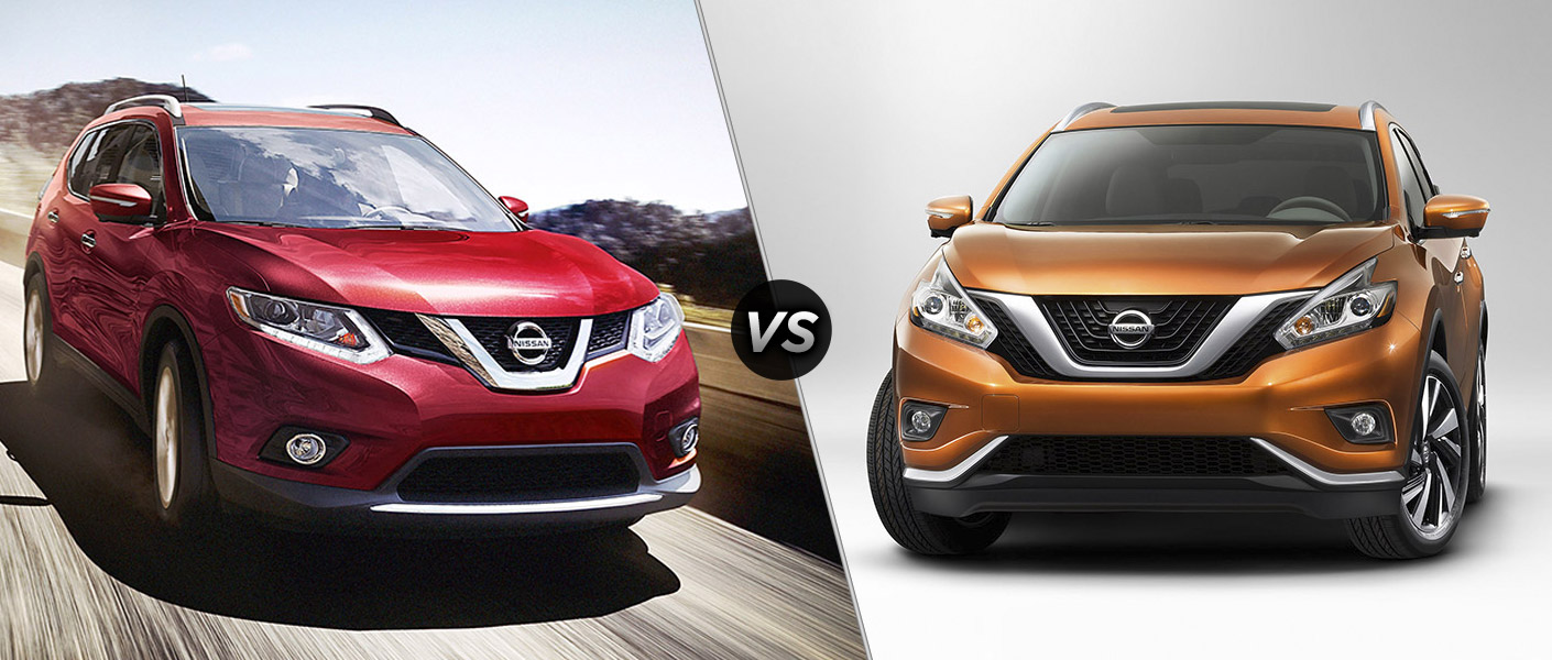 2016 Nissan Rogue vs 2016 Nissan Murano