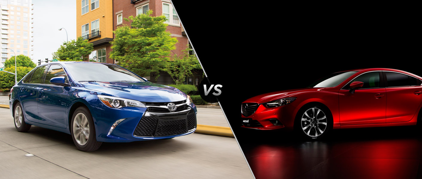 2015 Toyota Camry vs 2015 Mazda 6 2015 Toyota Camry vs 2015 Mazda 6
