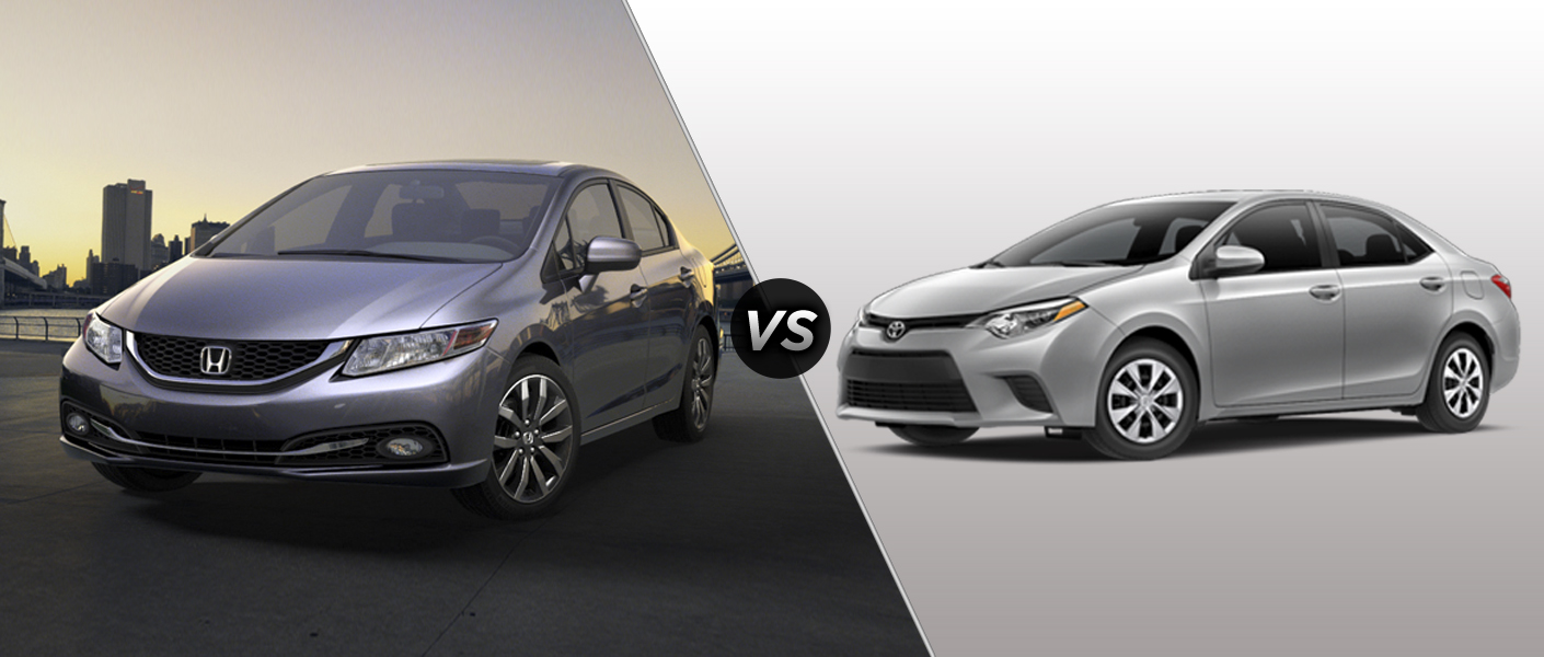 2015 Honda Civic vs. 2015 Toyota Corolla 2015 Honda Civic vs. 2015 Toyota Corolla