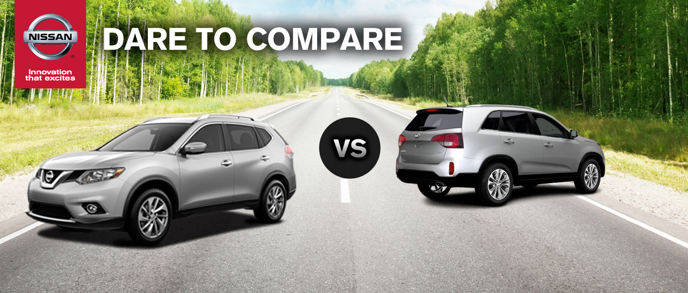 2014 Nissan Rogue vs 2014 Kia Sorento