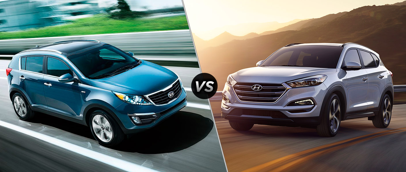 2016 Kia Sportage vs 2016 Hyundai Tucson
