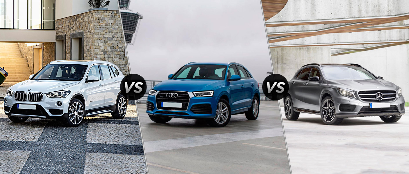 2016 BMW X1 vs 2016 Audi Q3 vs 2016 Mercedes Benz GLA